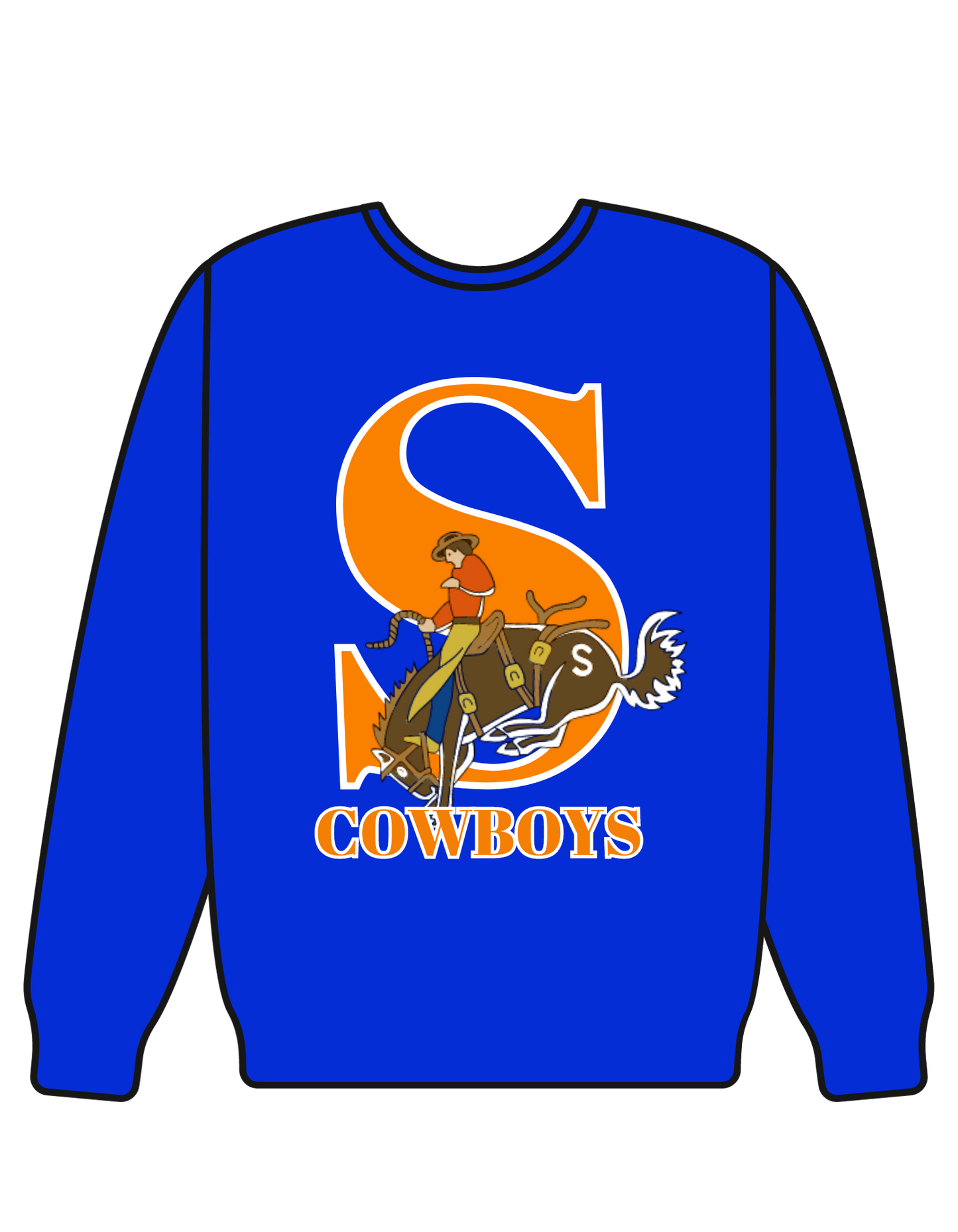 Sweatshirt Custom School Logo