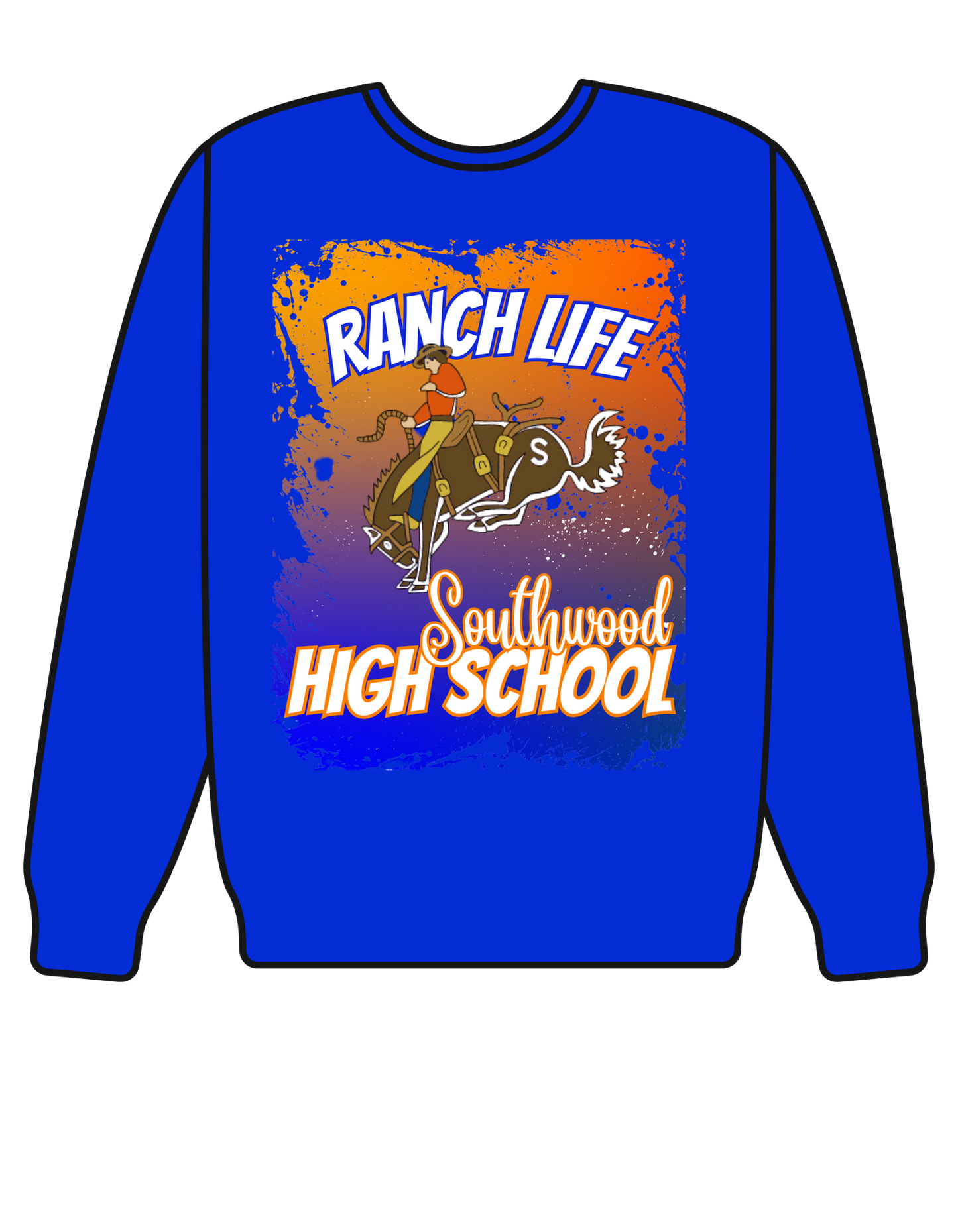 Sweatshirt Custom School Logo