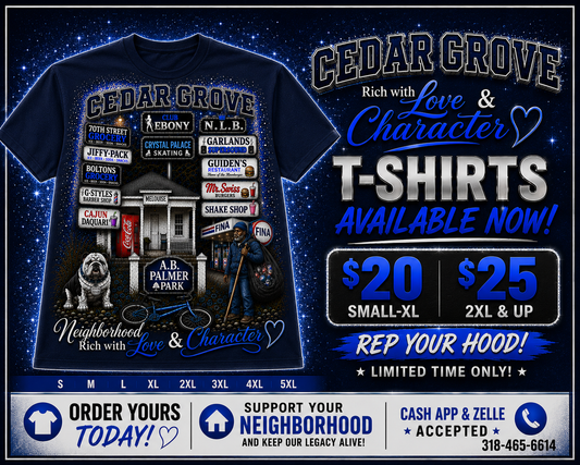 Cedar Grove Landmarks T'shirt