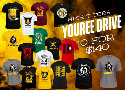 Exclusive Deal 10 for $135 School Spirit Tees