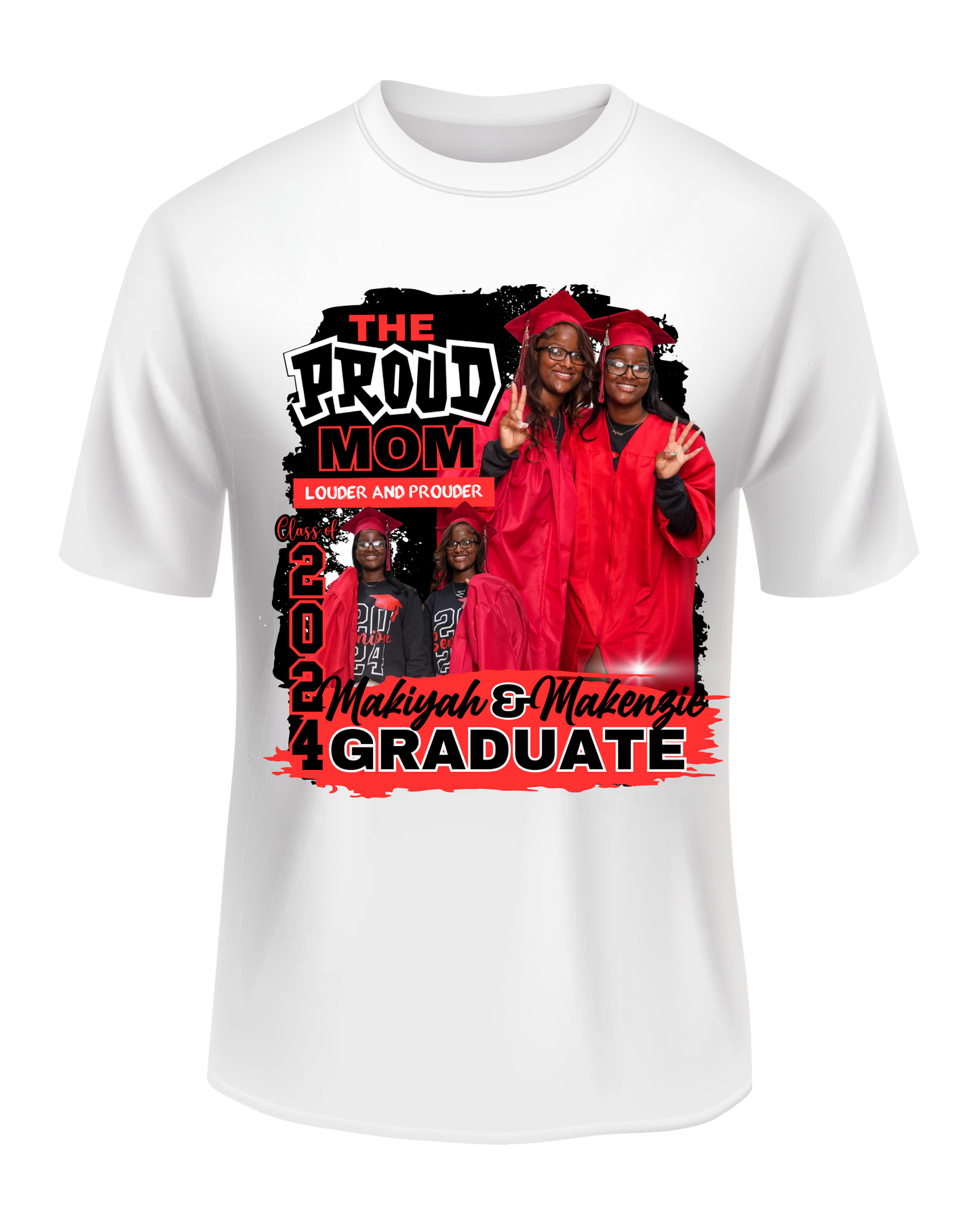 Exclusive Deal 10 Custom White for $155 Grad Tees