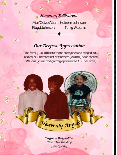 Homegoing Celebration Programs