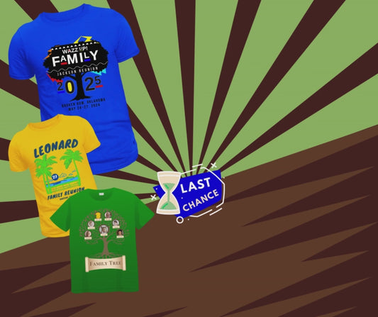 Exclusive Deal 50 for $625 Family Tees